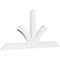 Ekena Millwork Richland Architectural Grade PVC Gable Bracket, 60"W x 27 1/2"H x 2"D x 4"F, 11/12 Pitch GBP060X28X0204RIC00 - alternate 1
